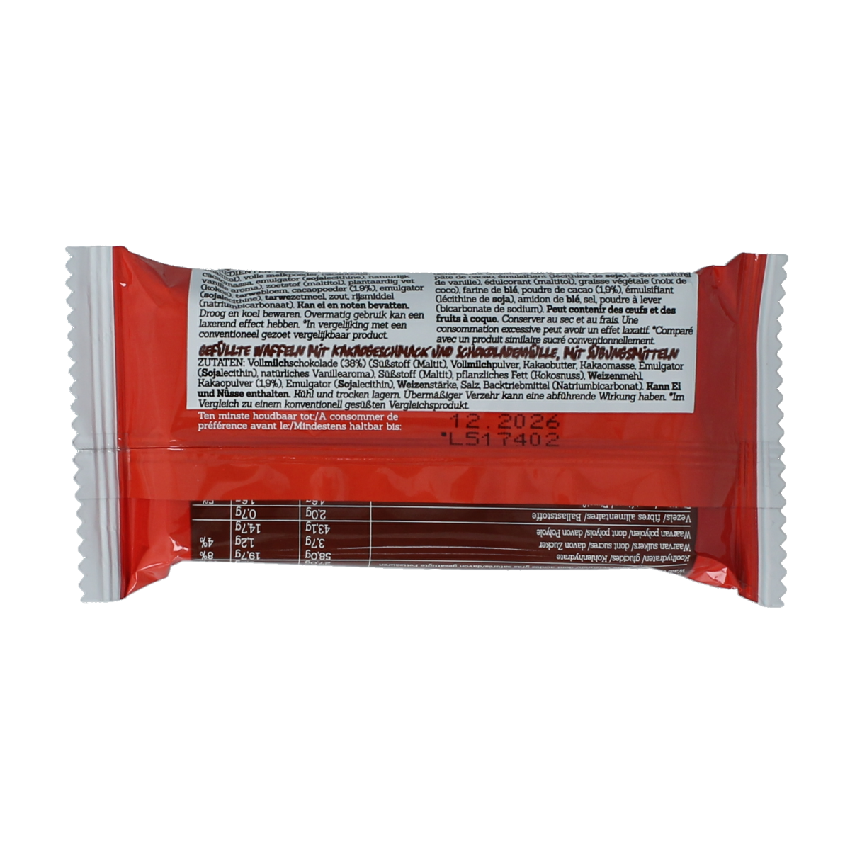 Damhert Mill choc chocolade reep 34.00 Gram