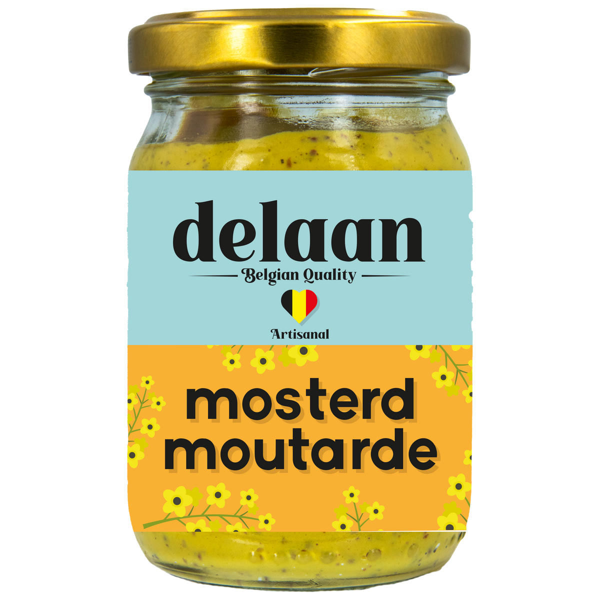 Delaan Mosterd de luxe 190.00 Gram