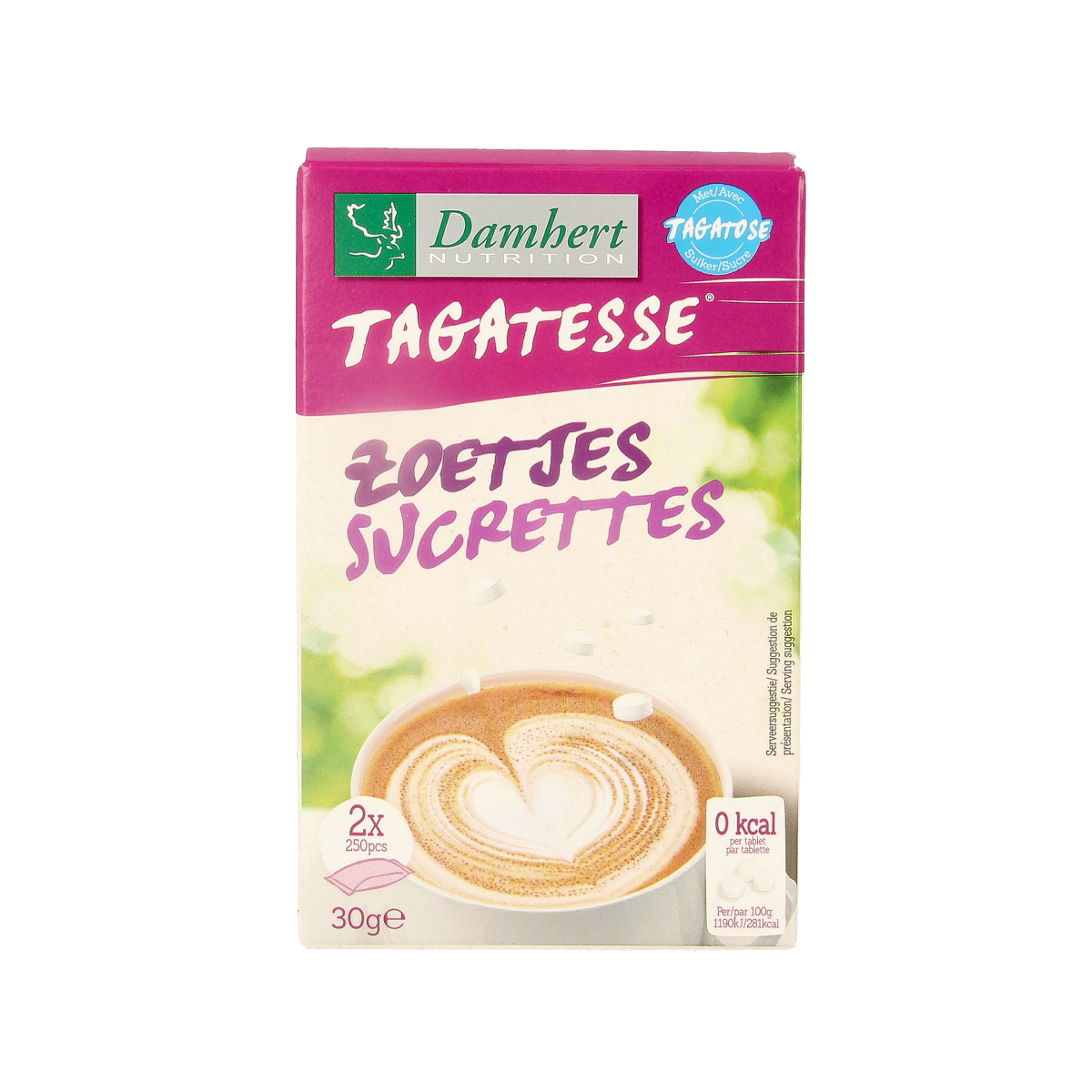 Damhert Tagatesse dispenser navul 2 x 250 stuks 500.00 Stuks