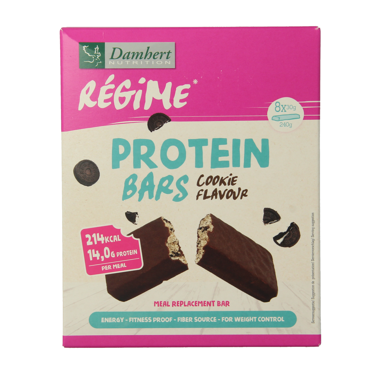 Damhert Slim maaltijdrepen chocolade 240.00 Gram