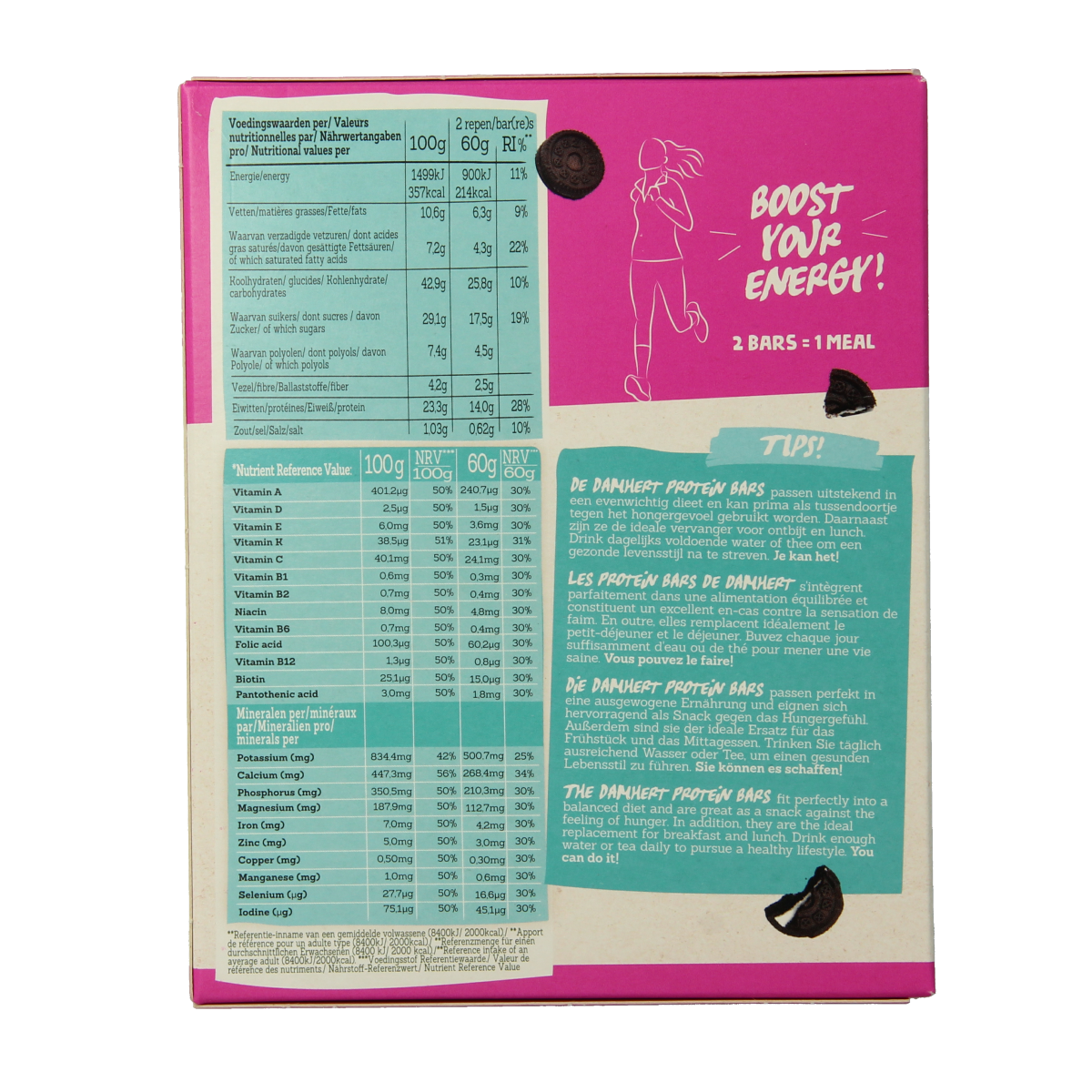 Damhert Slim maaltijdrepen chocolade 240.00 Gram