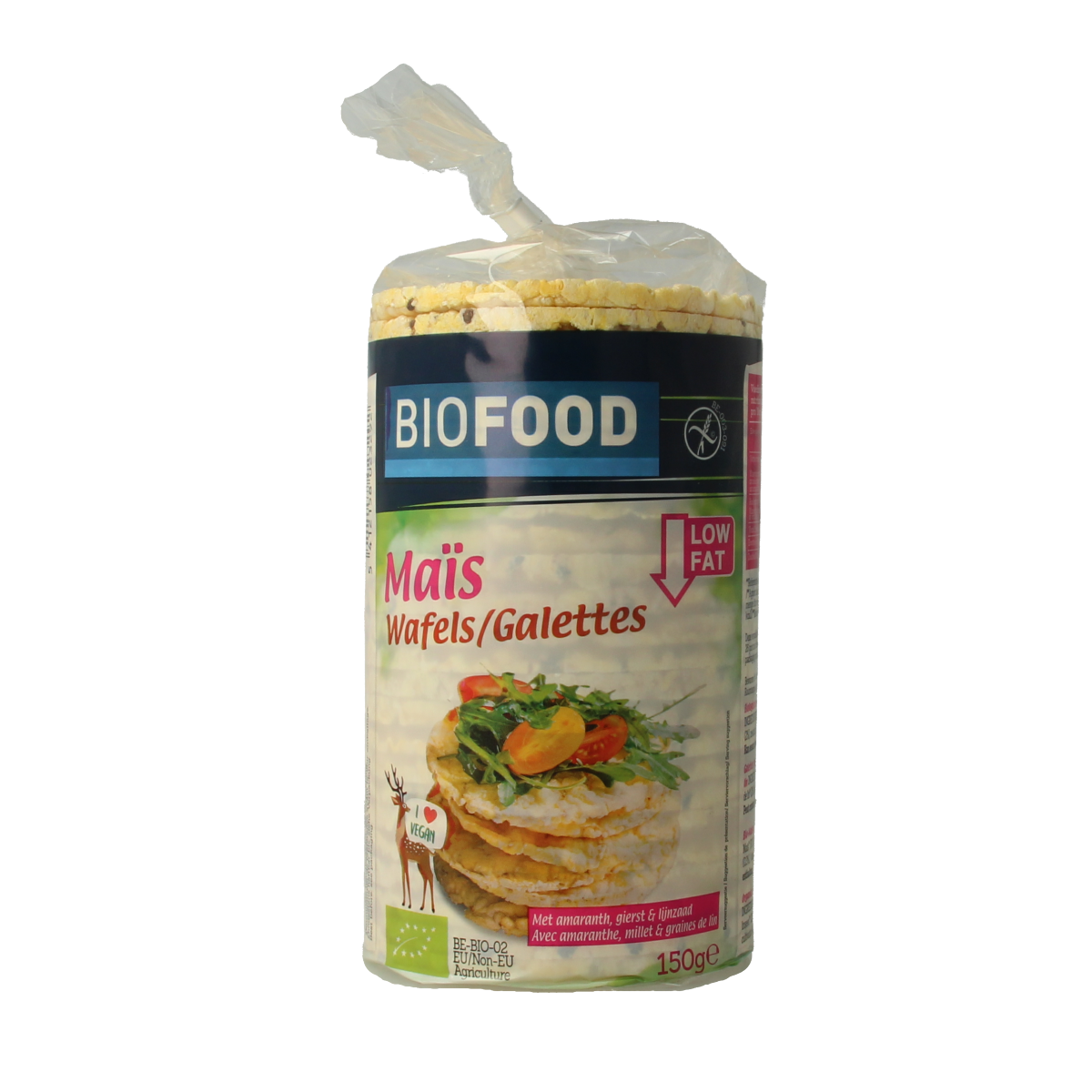 Biofood Maiswafels bio 150.00 Gram