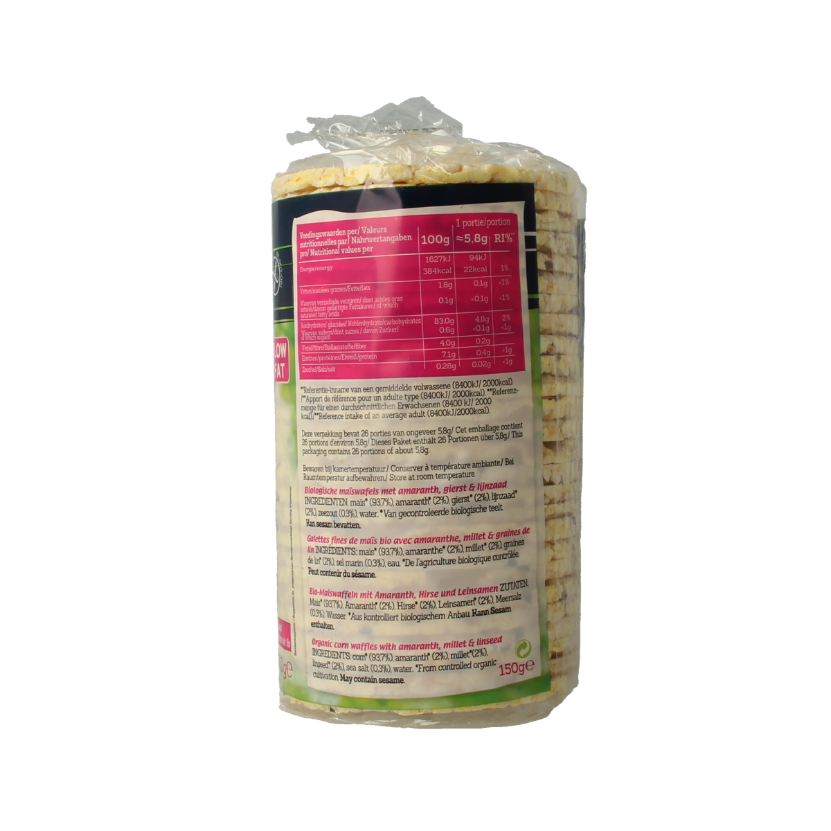 Biofood Maiswafels bio 150.00 Gram