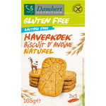 Damhert Haverkoekjes naturel glutenvrij 165.00 Gram