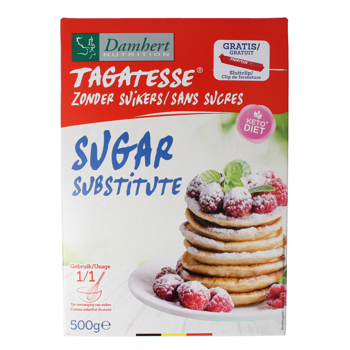 Damhert Tagatesse zoetstof 500.00 Gram