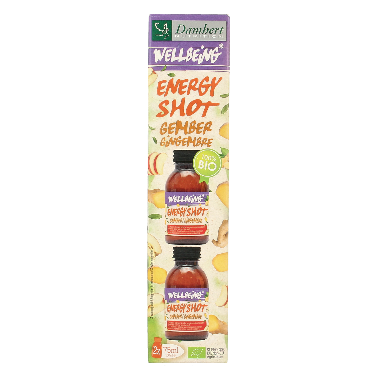 Damhert Energy shot gember duo 150.00 Gram