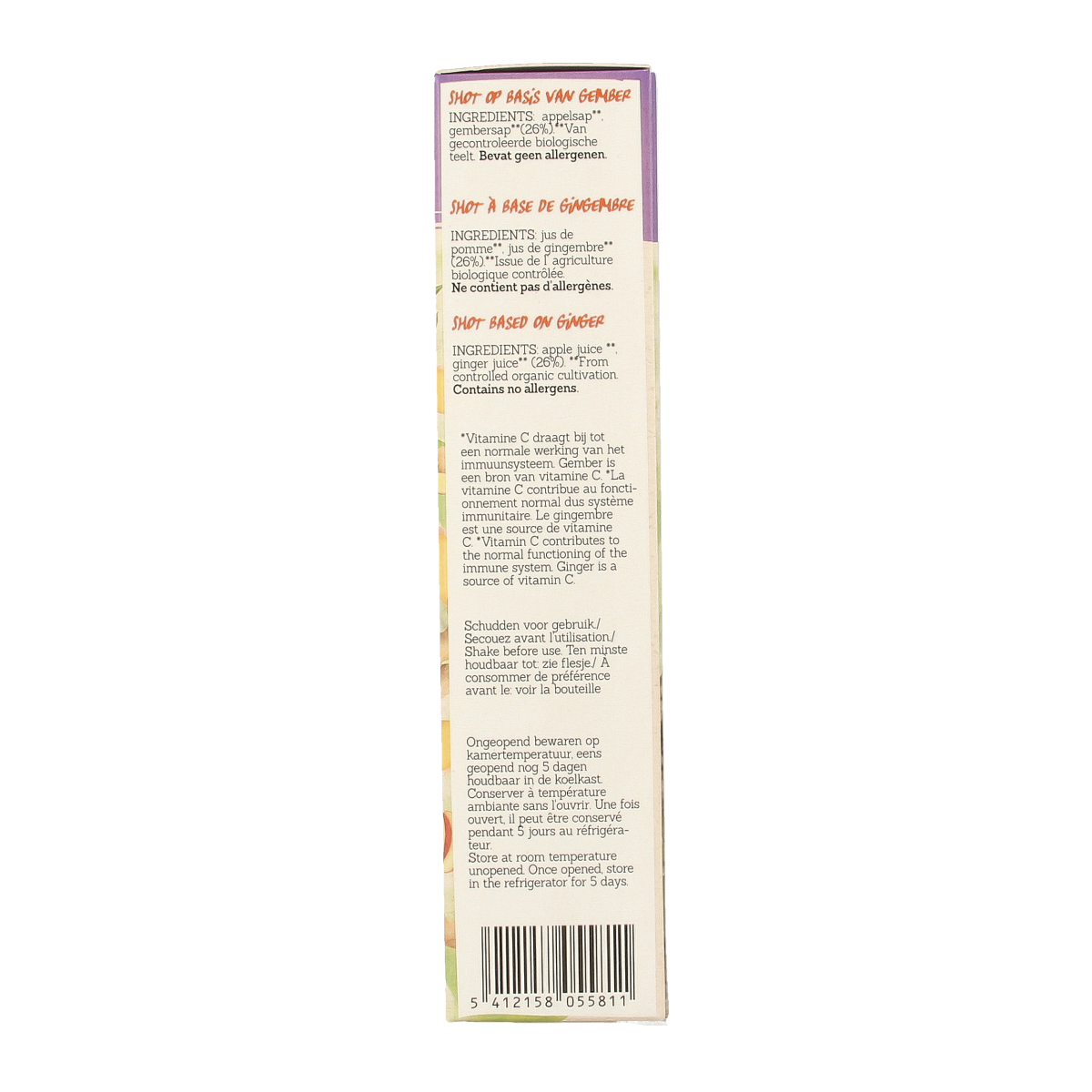 Damhert Energy shot gember duo 150.00 Gram