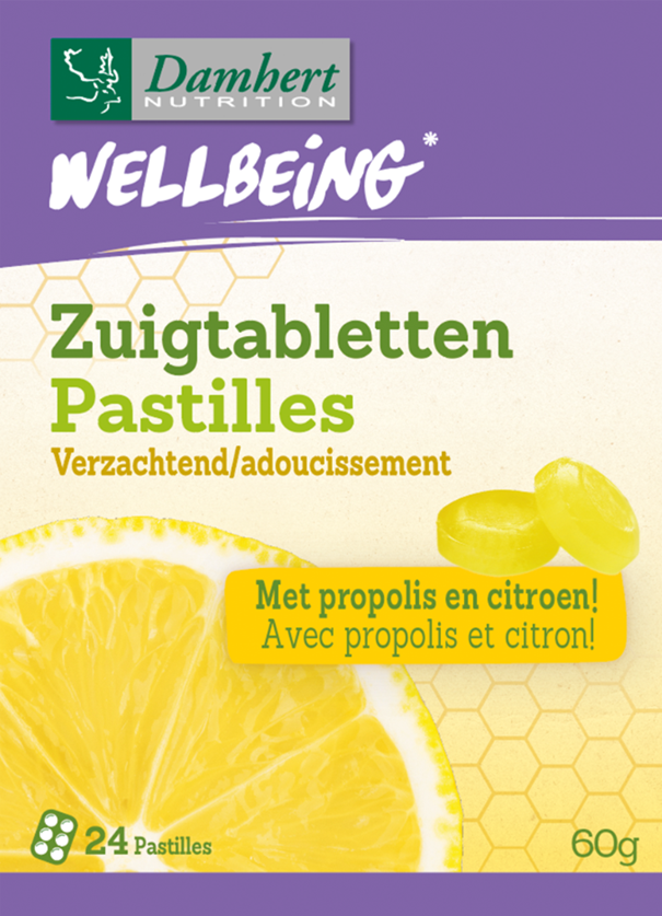 Damhert Wellbeing zuigtabletten verzachtend 24.00 Pastilles