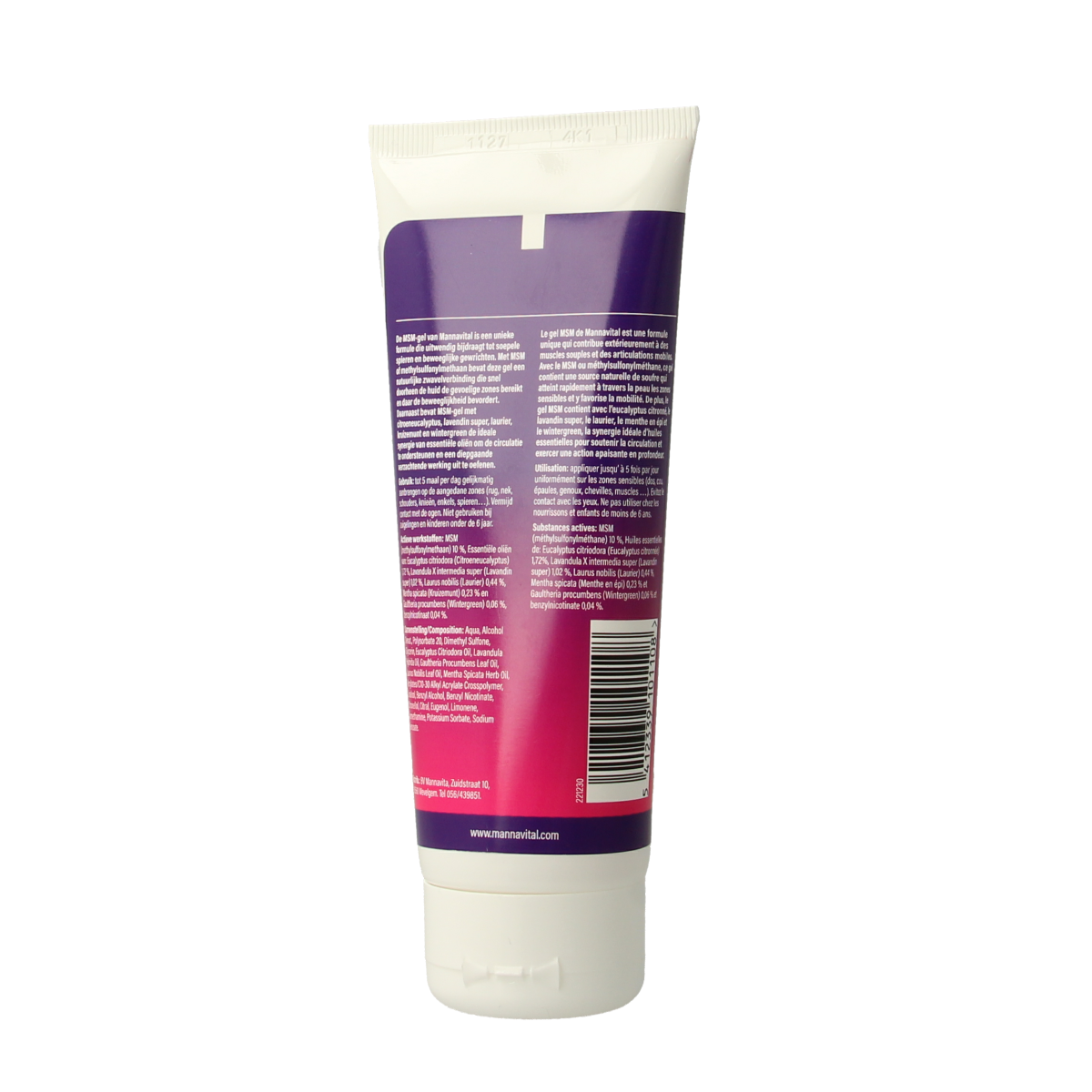 Mannavital MSM gel 100.00 Gram