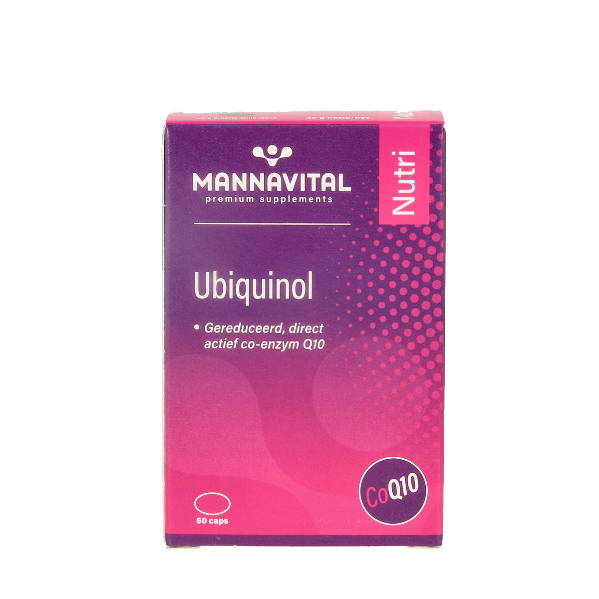 Mannavital Ubiquinol co-enzym Q10 60.00 Capsules