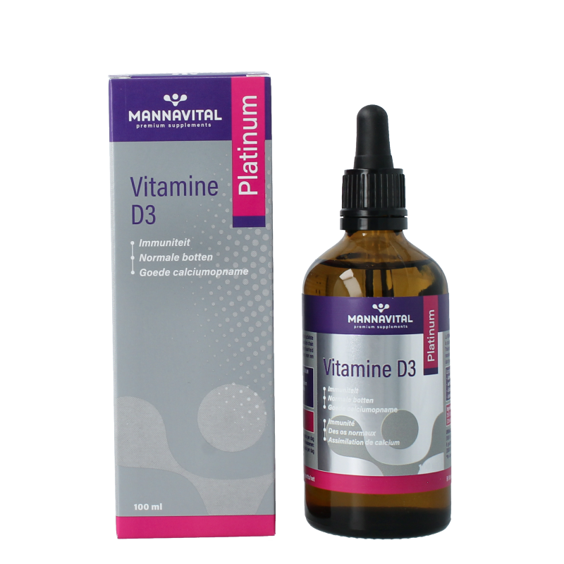 Mannavital Vitamine D3 platinum 100 Milliliter