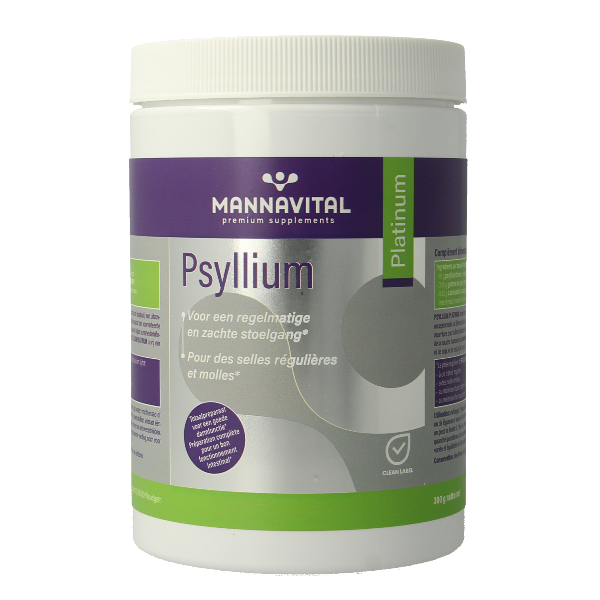 Mannavital Psyllium platinum 300.00 Gram