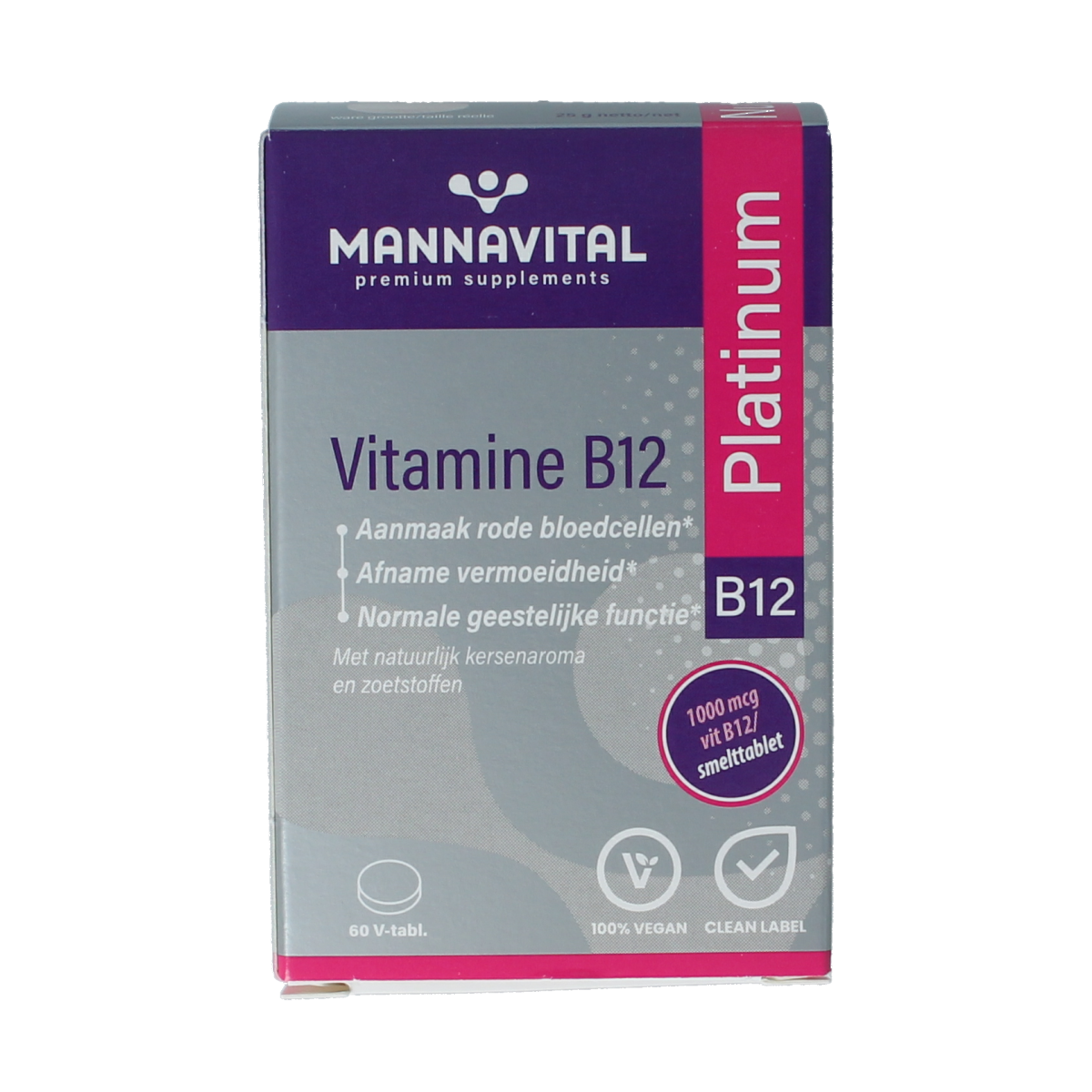 Mannavital Vitamine B12 platinum 60.00 Tabletten