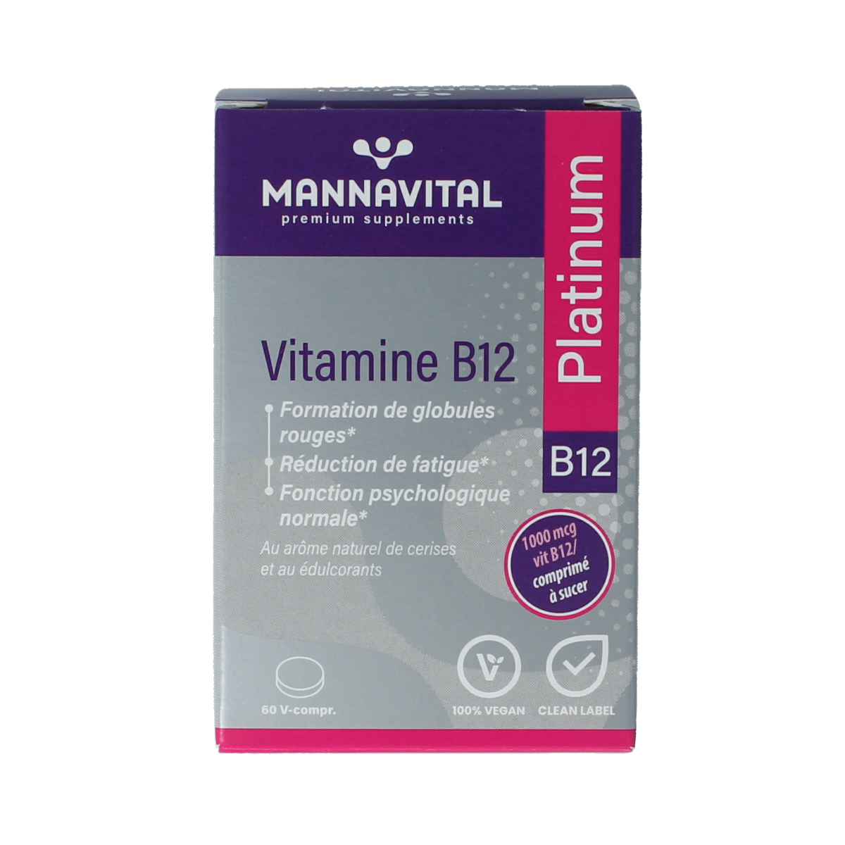 Mannavital Vitamine B12 platinum 60.00 Tabletten