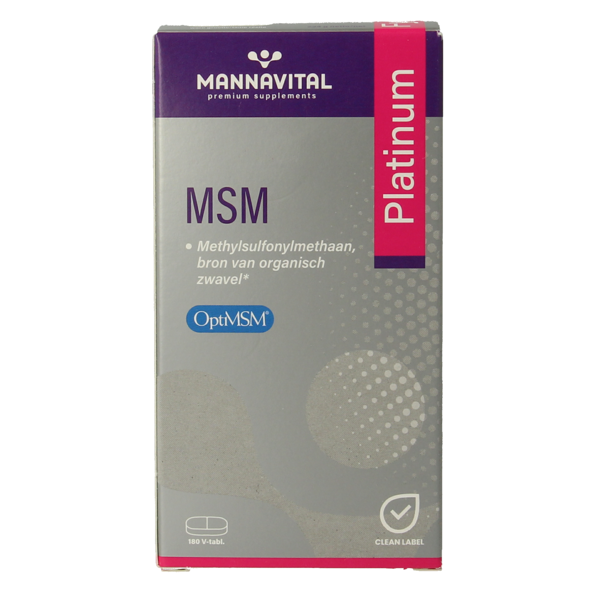 Mannavital MSM Platinum 180.00 Tabletten