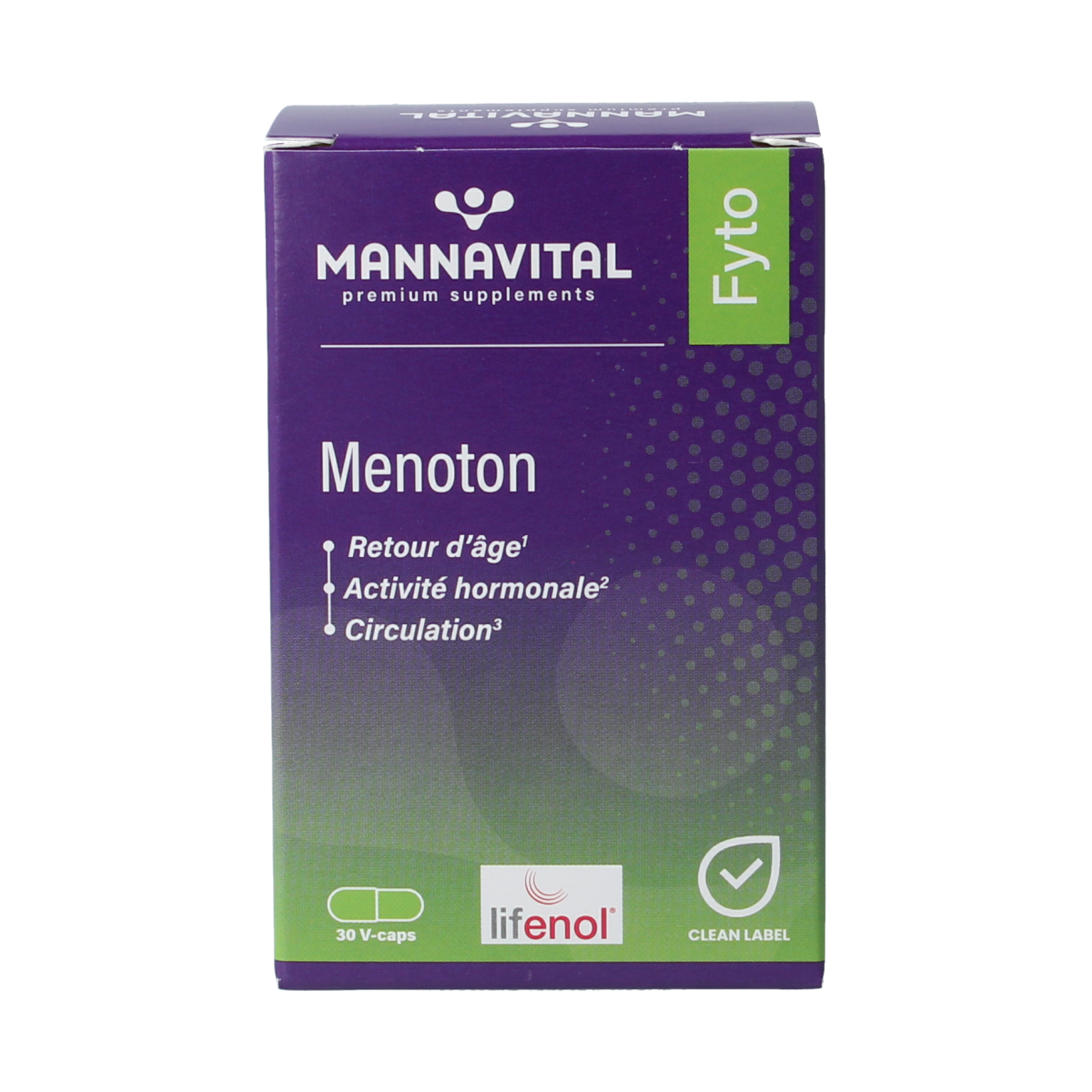 Mannavital Menoton 30.00 Vegetarische capsules