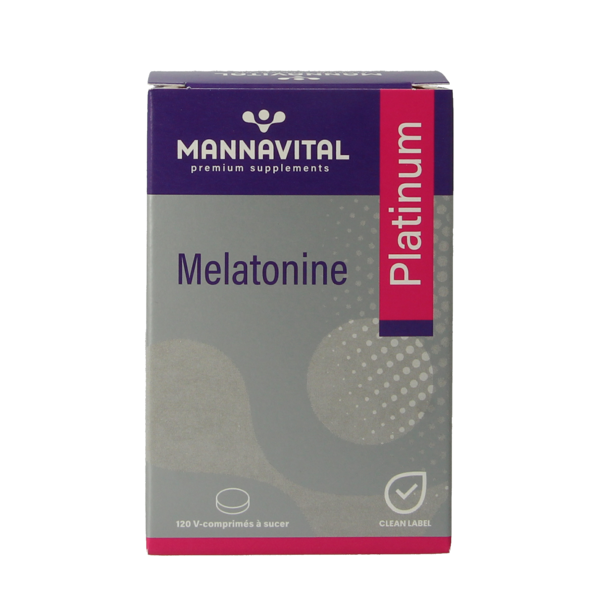 Mannavital Melatonine platinum 120.00 Smelttabletten