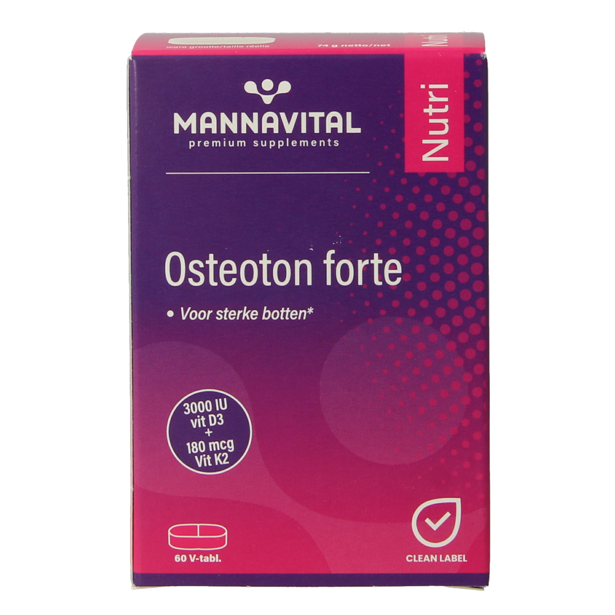 Mannavital Osteoton forte 60.00 Tabletten