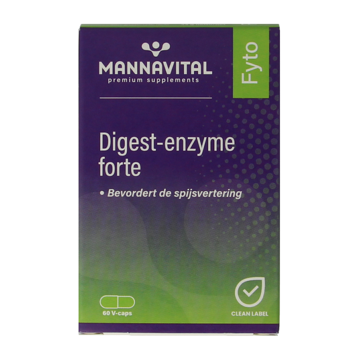 Mannavital Digest enzyme forte 60.00 Vegetarische capsules