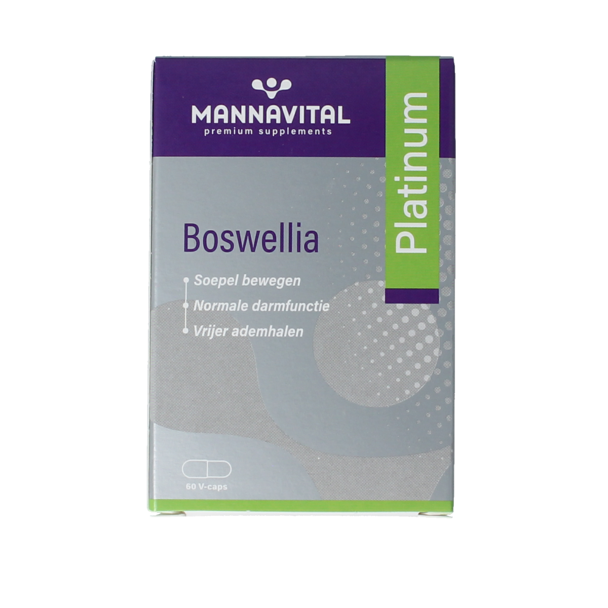 Mannavital Boswellia platinum 60.00 Vegetarische capsules