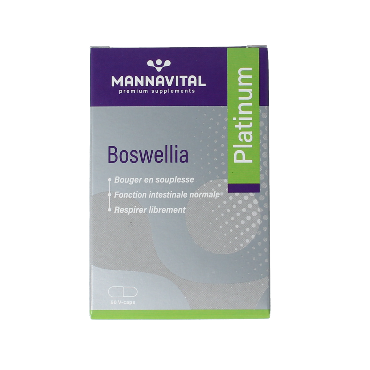 Mannavital Boswellia platinum 60.00 Vegetarische capsules