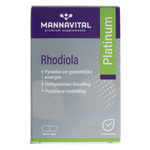 Mannavital Rhodiola platinum 60.00 Vegetarische capsules