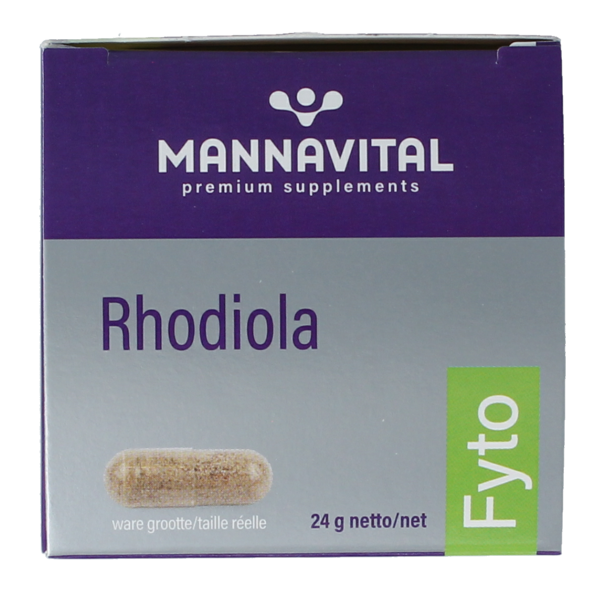Mannavital Rhodiola platinum 60.00 Vegetarische capsules