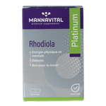 Mannavital Rhodiola platinum 60.00 Vegetarische capsules