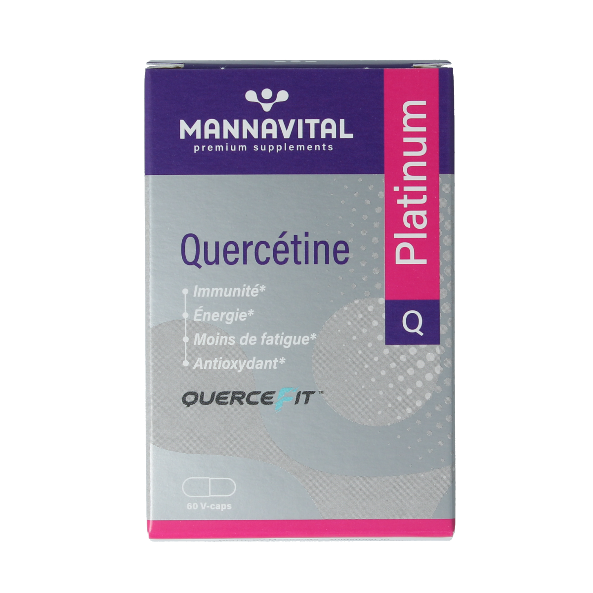 Mannavital Quercetine platinum 60.00 Vegetarische capsules
