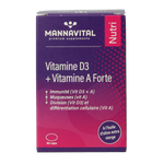 Mannavital Vitamine D3 + vitamine A forte 90.00 Capsules