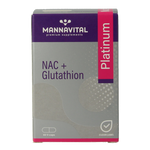 Mannavital NAC + glutathion platinum 60 Vegetarische capsules
