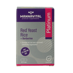 Mannavital Rode rijst + berberine platinum 60.00 Vegetarische capsules