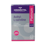 Mannavital Acetyl-L-Carnitine platinum 60.00 Vegetarische capsules