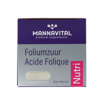 Mannavital Foliumzuur platinum 90.00 Vegetarische capsules