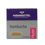 Mannavital Kombucha platinum 60.00 Vegetarische capsules