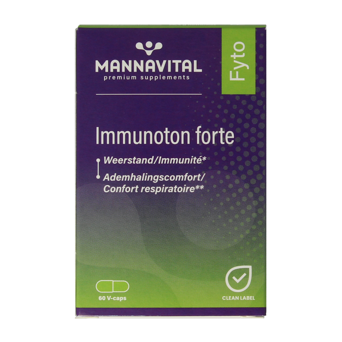 Mannavital Immunoton forte 60.00 Vegetarische capsules