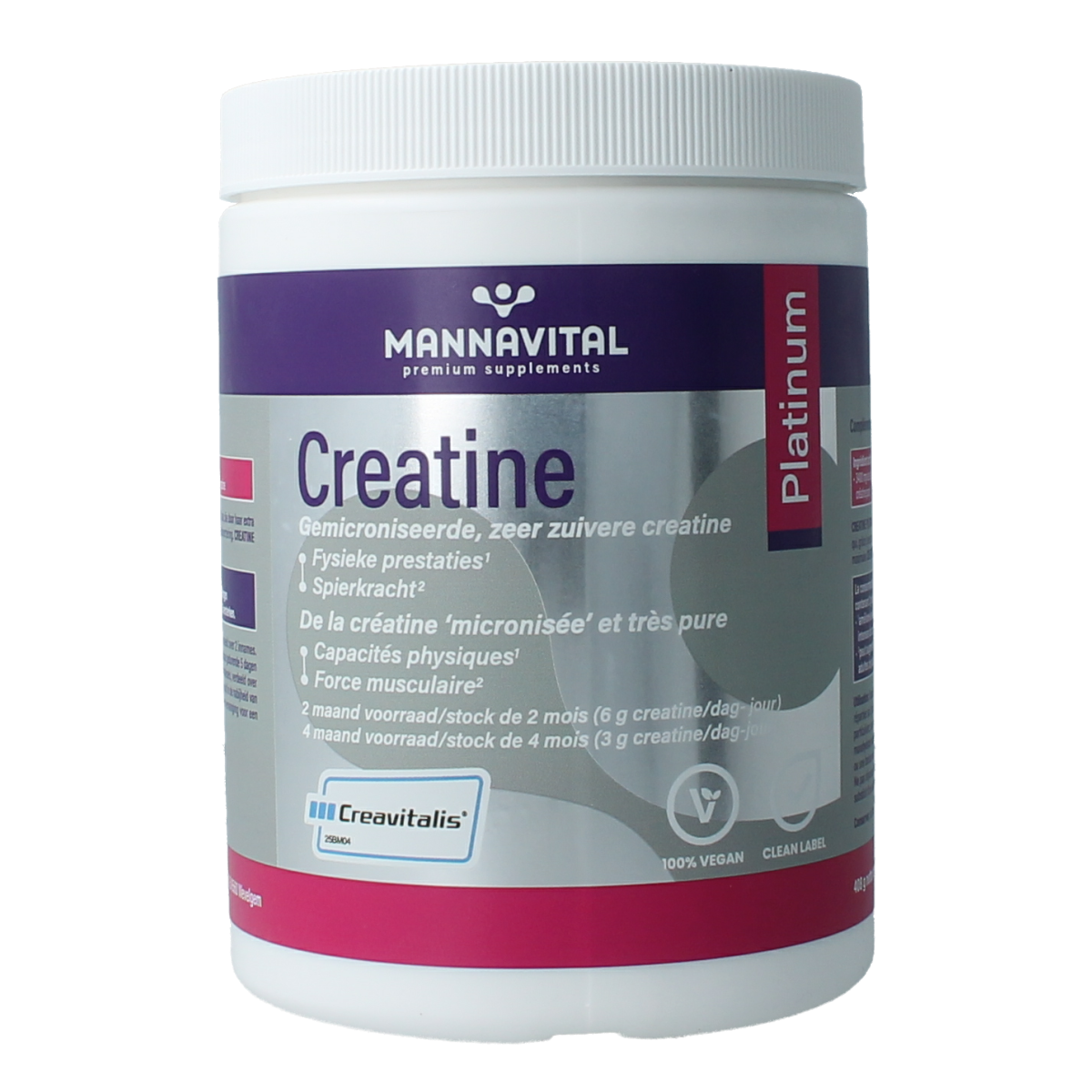 Mannavital Creatine platinum 408.00 Gram