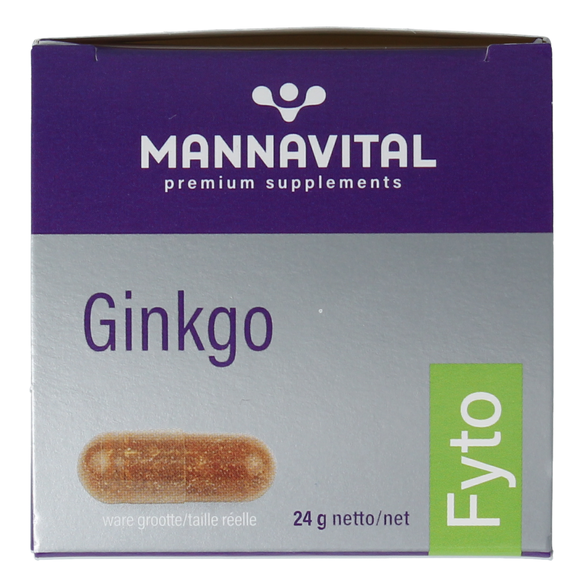 Mannavital Ginkgo platinum 60.00 Vegetarische capsules
