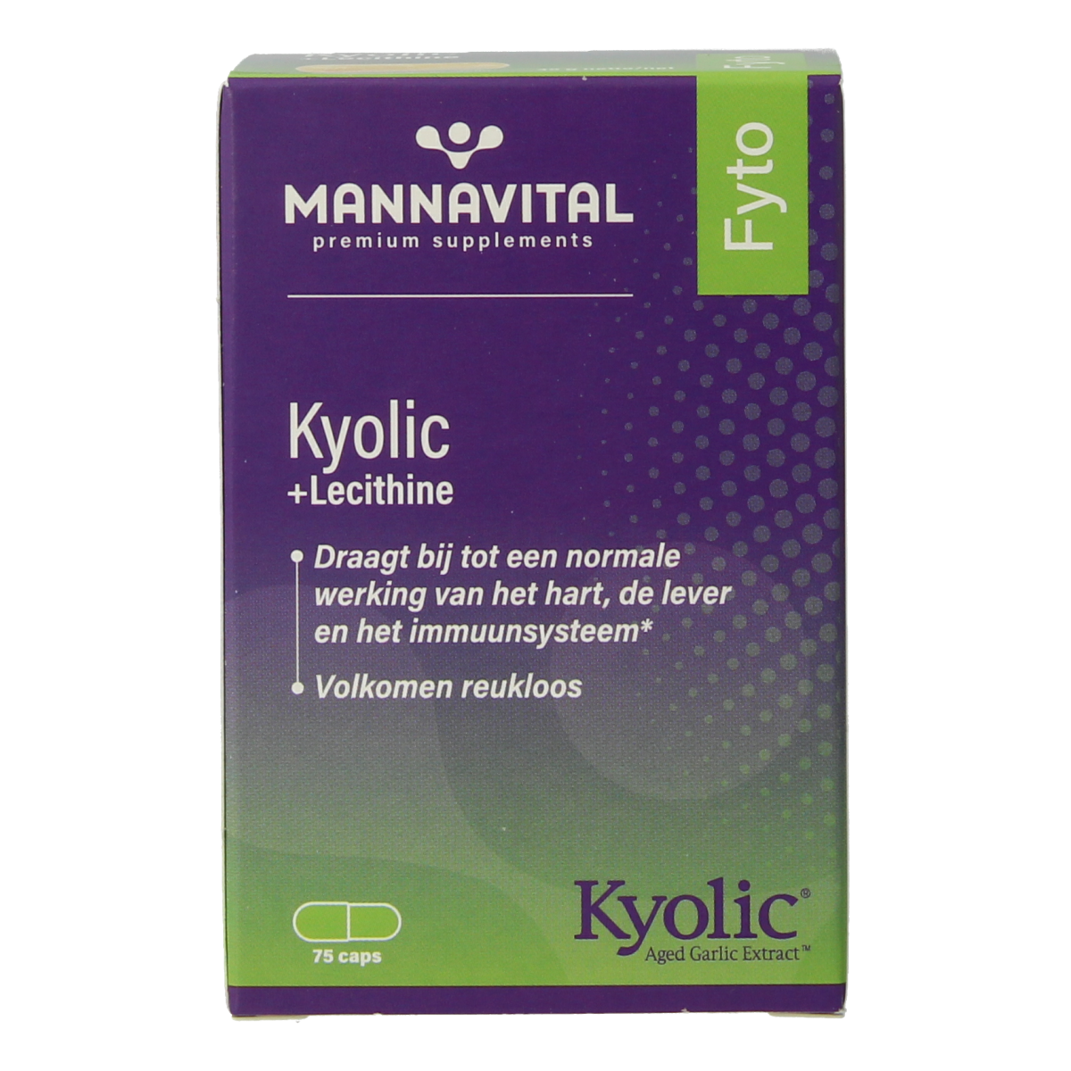 Mannavital Kyolic + lecithine 75.00 Capsules