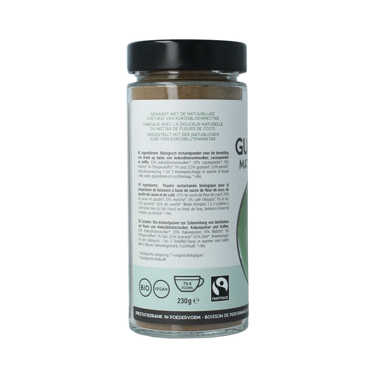 Amanprana Gula java matcha & cafe bio 230.00 Gram