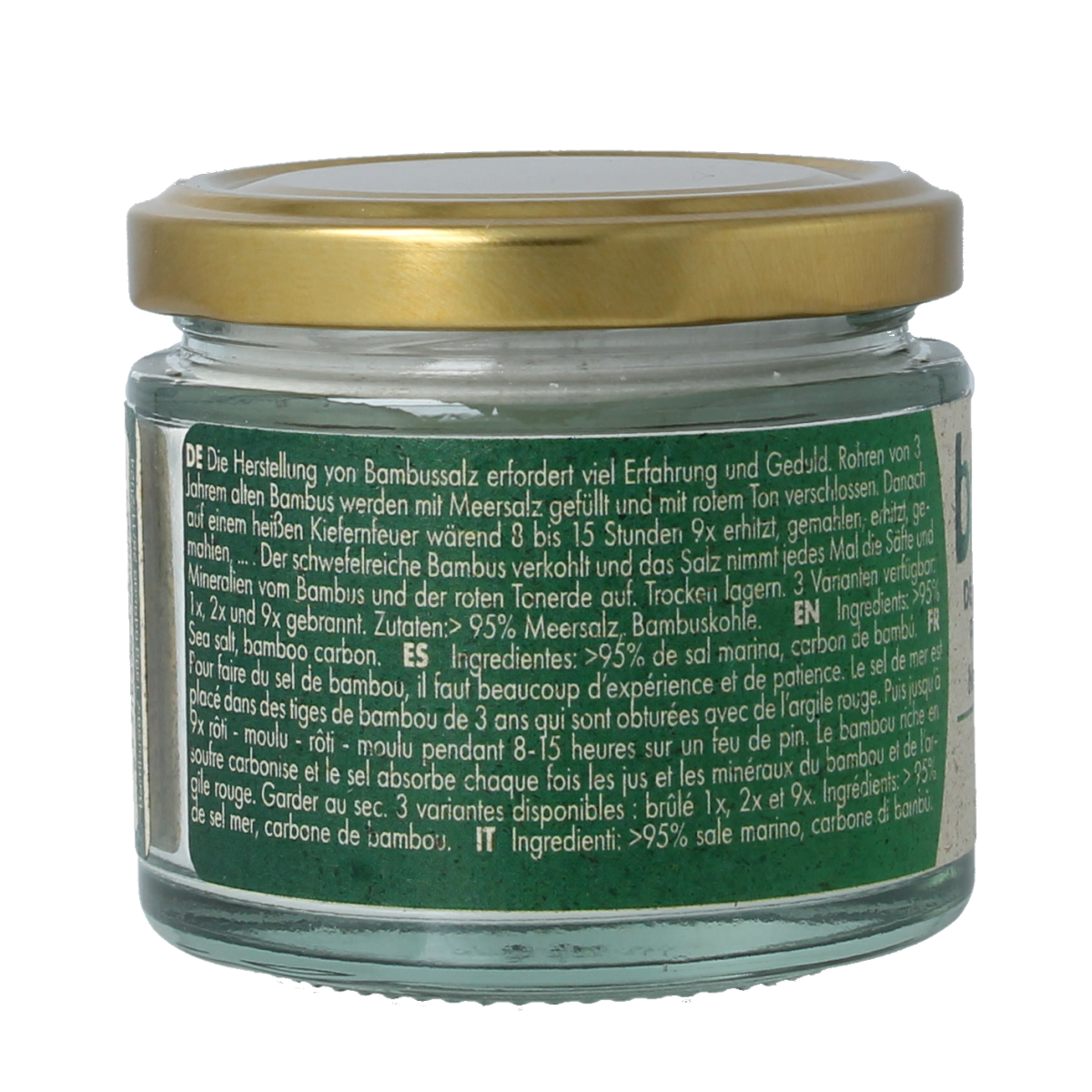 Bambu Salz Bamboezout fijn 2x gebrand 150.00 Gram