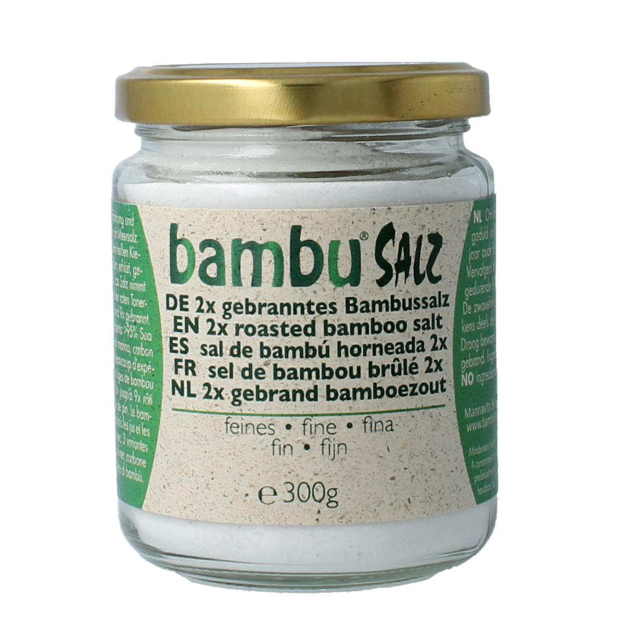 Amanprana Bambu zout fijn 300.00 Gram