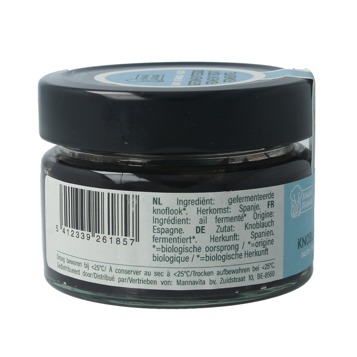 Amanprana Zwarte knoflookpoeder pasta 100.00 Gram