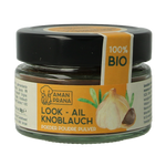 Amanprana Zwarte knoflookpoeder bio 60.00 Gram