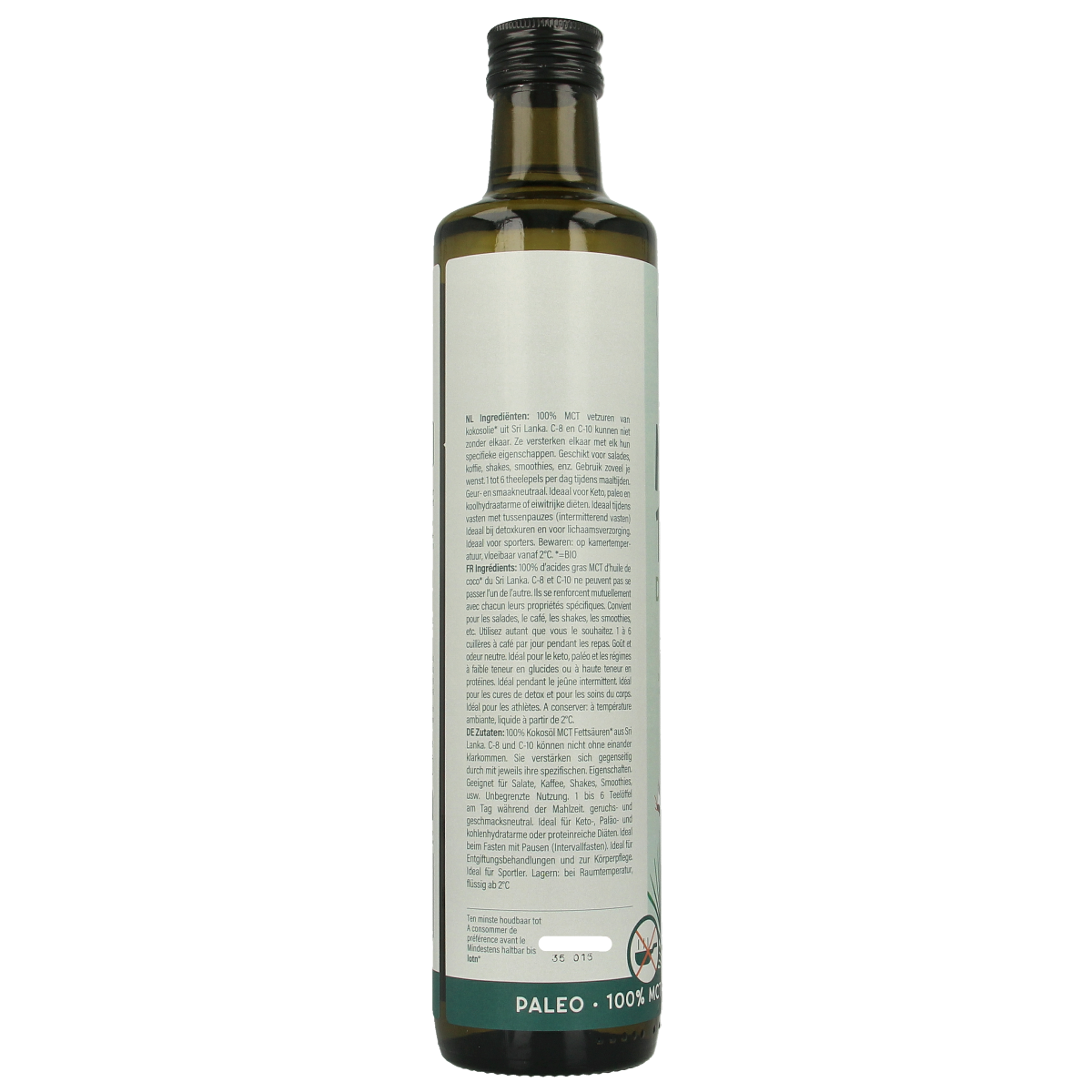 Amanprana MCT olie premium bio 500.00 Milliliter