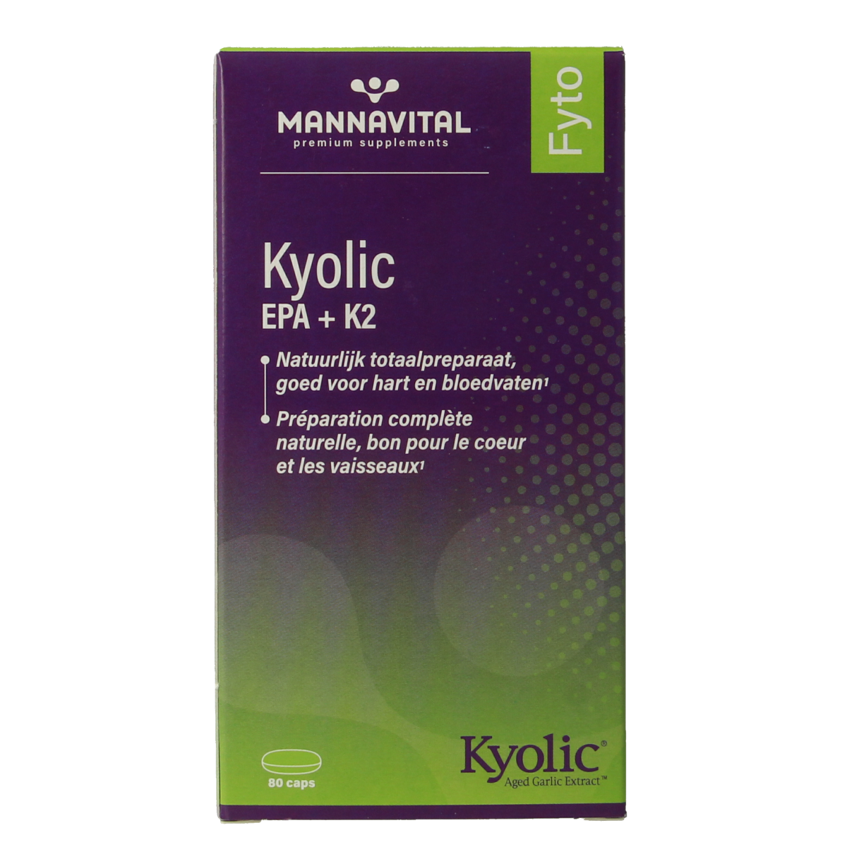 Mannavital Kyolic EPA & K2 80.00 Capsules