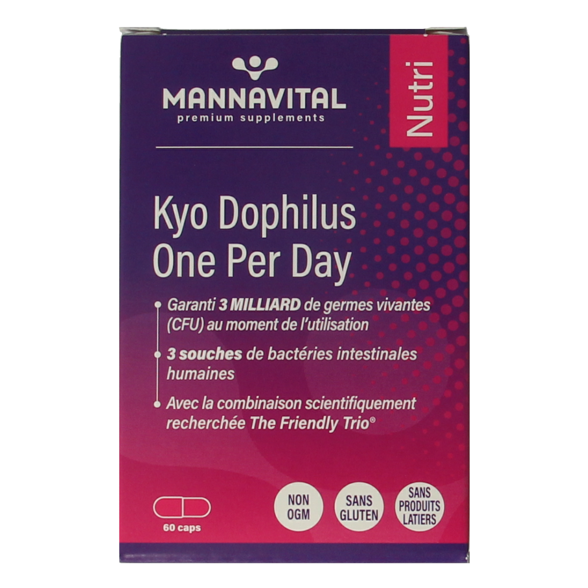 Mannavital Kyo dophilus 60.00 Capsules