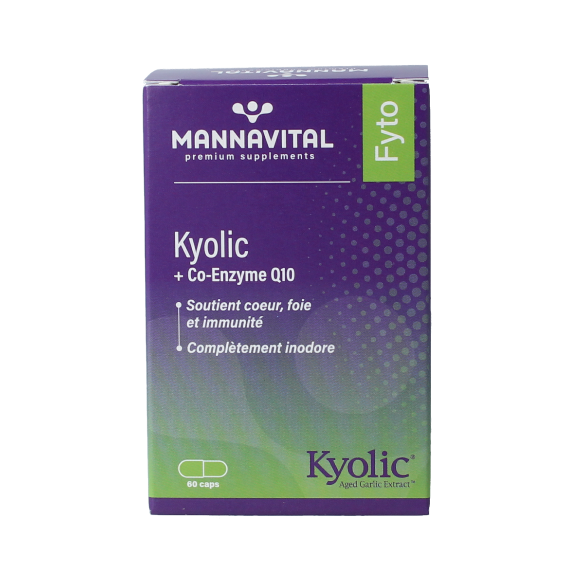 Mannavital Kyolic + co-enzym Q10 60.00 Capsules