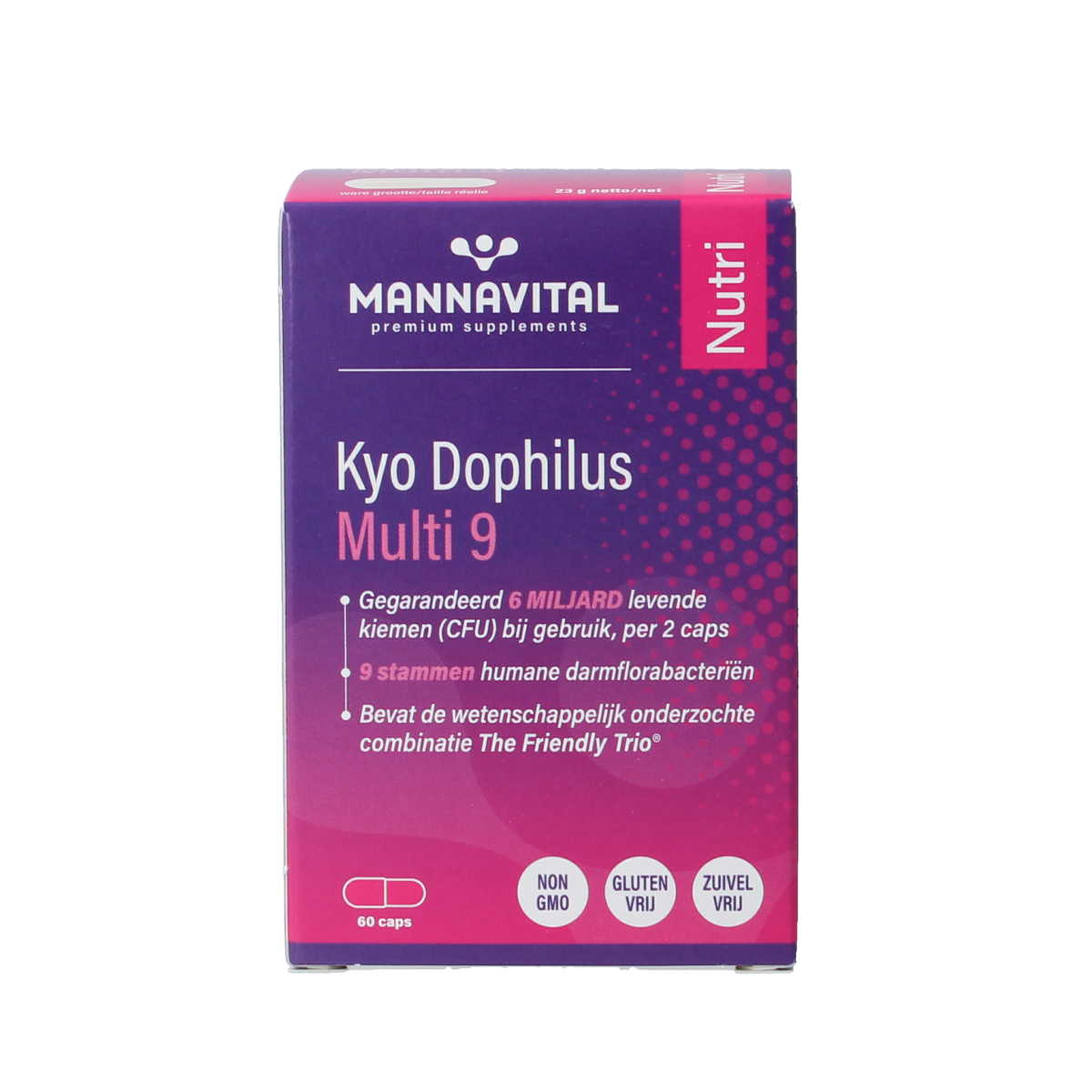 Mannavital Kyo dophilus multi 9 60.00 Capsules