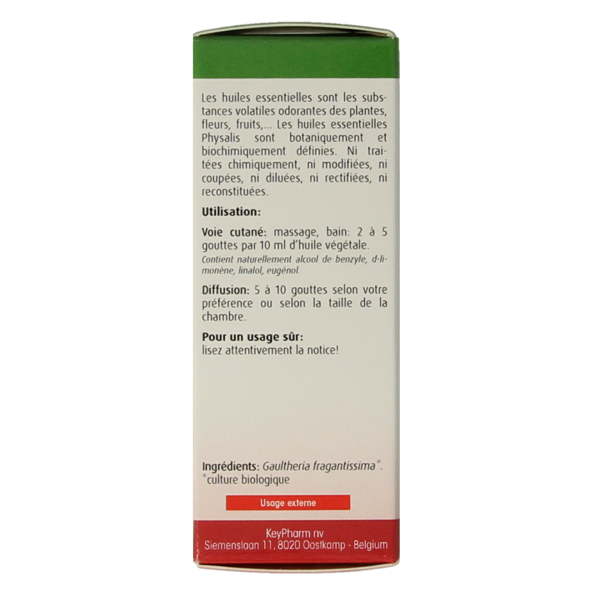 Physalis Wintergreen bio 10.00 Milliliter
